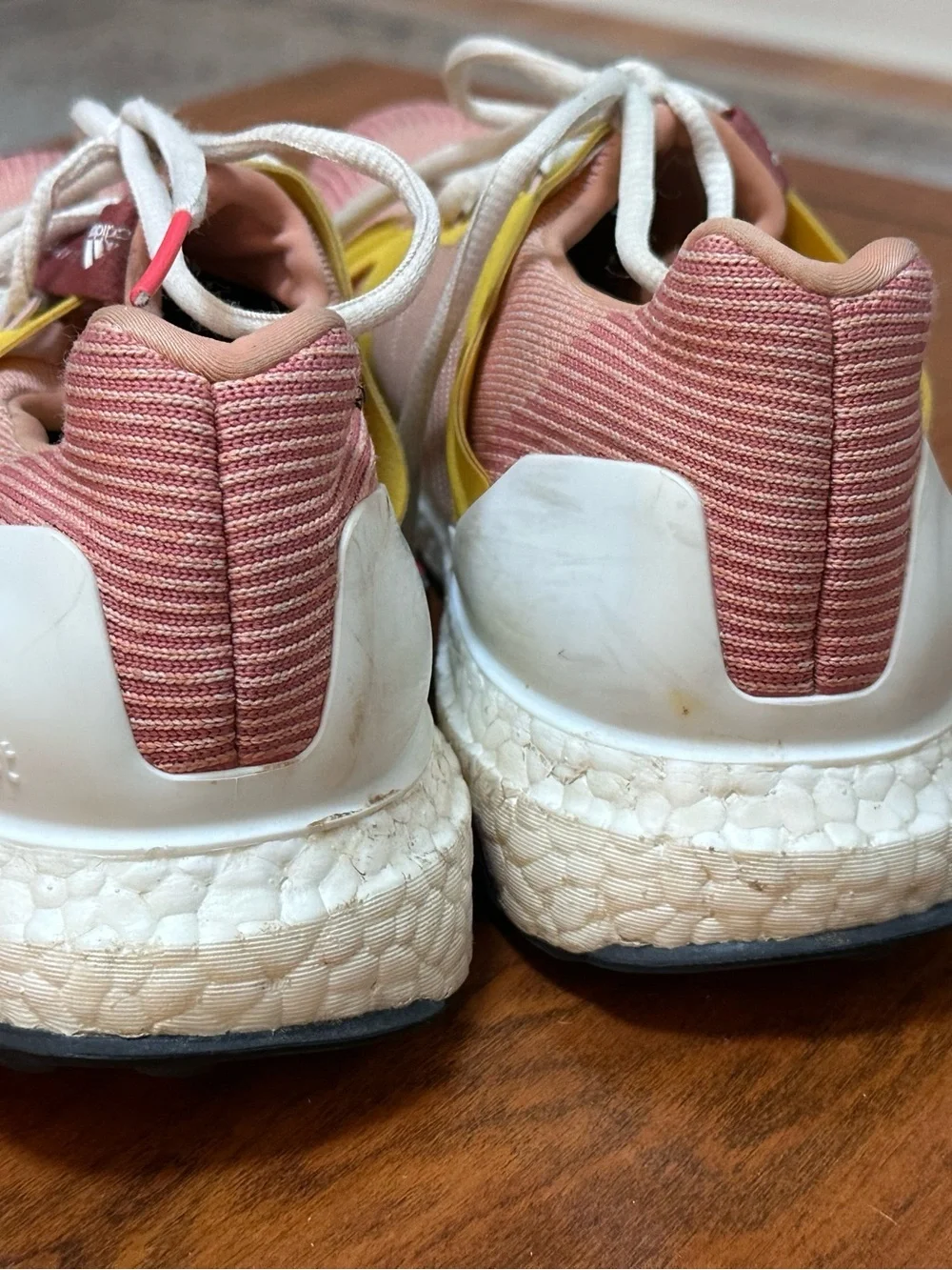 Adidas by Stella McCartney Ultraboost X Pink Yellow Running Shoes US  9 CG3694